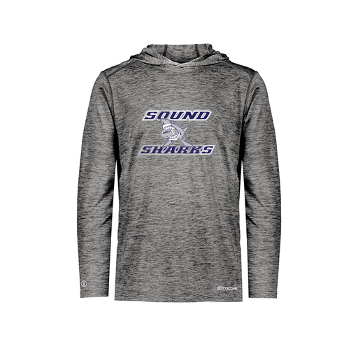 [FOLHCGBK-YS-LOGO1] Decker Youth Charge Hoodie (Youth S, Black, Logo 1)