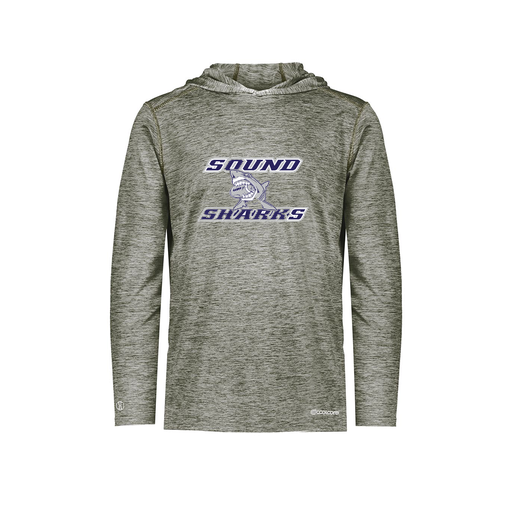 [FOLHCGGY-YS-LOGO1] Decker Youth Charge Hoodie (Youth S, Gray, Logo 1)